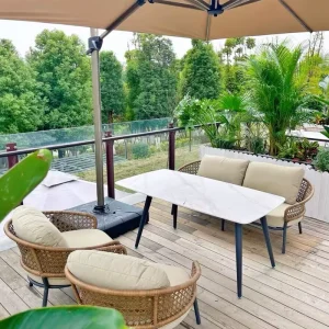 Ghế Sofa Ngoài Trời, Sân Ban Công Ngoài Trời, Mây Ghế Tiệc Giải Trí Ngoài Trời, Sân Vườn Đàm Phán, Sofa Bắc Âu Hiện Đại - Hình 2