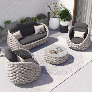 Ghế Sofa Ngoài Trời Sân Kết Hợp Sân Thượng Ngoài Trời Sân Vườn Ngoài Trời Ban Công Chống Nắng Chống Thấm Nước Giải Trí Ghế Mây Đôi