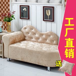 Ghế Sofa Phong Cách Châu Âu phòng nhỏ Phòng Ngủ phòng nhỏ Ghế Dài Cửa Hàng Đơn Đôi Ba Người Mini Vải Ghế Dài - Hình 2