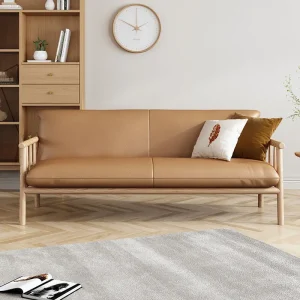 Ghế Sofa Phòng Khách Cao Cấp Giọng Gỗ Lười Loveseat Bắc Âu Hiện Đại Ghế Sofa Phòng Ăn Muebles Hogar Nội Thất Gia Đình MQ50SF - Hình 3