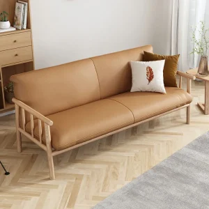 Ghế Sofa Phòng Khách Cao Cấp Giọng Gỗ Lười Loveseat Bắc Âu Hiện Đại Ghế Sofa Phòng Ăn Muebles Hogar Nội Thất Gia Đình MQ50SF - Hình 4
