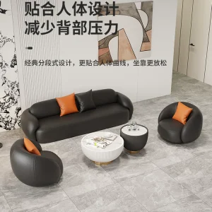 Ghế Sofa Phòng Khách Ý, Nhẹ Nhàng Sang Trọng, Sảnh Khách Sạn, Khu Vực Tiếp Khách, Tiếp Tân, Ghế Sofa Thẩm Mỹ Viện - Hình 4