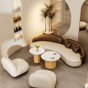 Ghế Sofa Quán Trà Sữa: Bàn Ghế Quán Cà Phê Theo Yêu Cầu, Gian Hàng Thiết Kế, Bàn Ghế Cafe - Hình 3