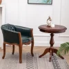 Ghế Sofa Retro Cũ Gỗ Chắc Chắn Châu Âu Cafe Bàn Ăn Đơn Giản Vải Da Giải Trí Nội Thất Phòng Khách