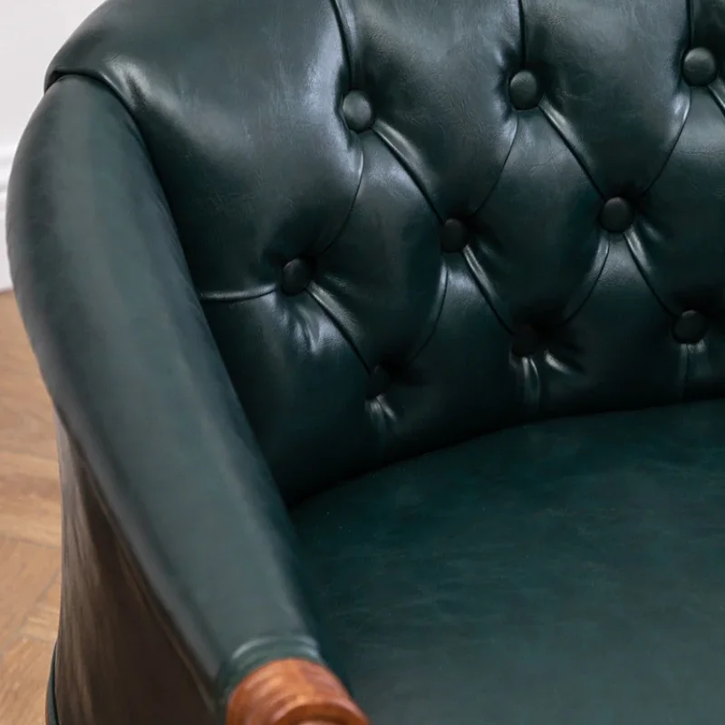 Ghế Sofa Retro Cũ Gỗ Chắc Chắn Châu Âu Cafe Bàn Ăn Đơn Giản Vải Da Giải Trí Nội Thất Phòng Khách - Hình 4 Ghế Sofa Retro Cũ Gỗ Chắc Chắn Châu Âu Cafe Bàn Ăn Đơn Giản Vải Da Giải Trí Nội Thất Phòng Khách - Hình 4