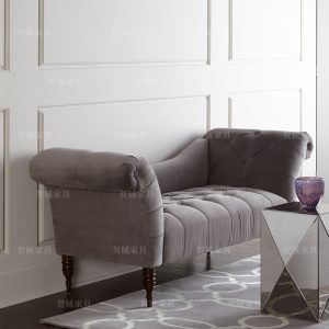 Ghế sofa vải phong cách Mỹ Ghế dài phong cách châu Âu ghế dài đẹp phòng ngủ giường sofa nhỏ cuối phân phòng nhỏ khóa ghế dài - Hình 2