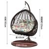 Ghế treo Ghế Wicker Ban công Giỏ Treo Trong nhà Xích đu Chim Yến Ghế Chlorophytum Ghế Võng Lưới Ghế nôi Vườn Mẫu 13