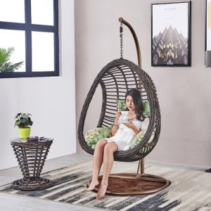 Ghế treo Ghế Wicker Ban công Giỏ Treo Trong nhà Xích đu Chim Yến Ghế Chlorophytum Ghế Võng Lưới Ghế nôi Vườn Mẫu 9