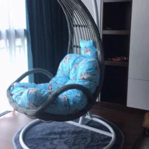 Ghế treo người lớn ghế mây giỏ treo ghế bập bênh đơn và đôi ngoài trời trong nhà cho trẻ em - Hình 2