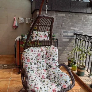 Ghế treo người lớn ghế mây giỏ treo ghế bập bênh đơn và đôi ngoài trời trong nhà cho trẻ em - Hình 3