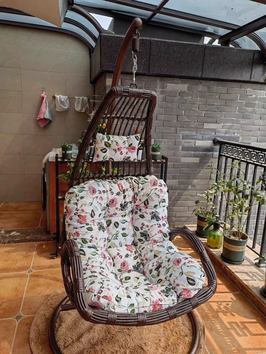 Ghế treo người lớn ghế mây giỏ treo ghế bập bênh đơn và đôi ngoài trời trong nhà cho trẻ em - Hình 3 Ghế treo người lớn ghế mây giỏ treo ghế bập bênh đơn và đôi ngoài trời trong nhà cho trẻ em - Hình 3