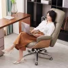 Ghế văn phòng da thật Chaise Gaming Recliner Ghế máy tính tiện dụng Di động cho PC Ghế bành Silla Giratoria 보조의자 사무실 의자