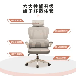 Ghế Văn Phòng Di Động Ghế Văn Phòng Máy Tính Công Thái Cán Lười Thoải Mái Dễ Thương Ghế Xoay Học Sillas De Oficina Nội Thất - Hình 4