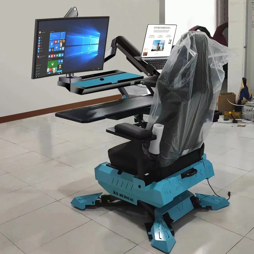 Ghế Văn Phòng Ergonomic Excellence Ghế chơi game buồng lái và Ghế văn phòng Ghế ngả lưng máy tính Ghế chơi game buồng lái (Không bao gồm 2 màn hình) - Hình 4 Ghế Văn Phòng Ergonomic Excellence Ghế chơi game buồng lái và Ghế văn phòng Ghế ngả lưng máy tính Ghế chơi game buồng lái (Không bao gồm 2 màn hình) - Hình 4