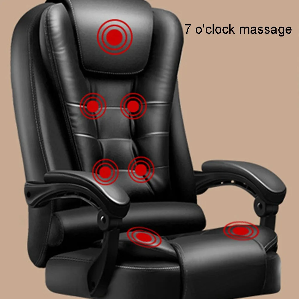 Ghế Văn Phòng Ghế Boss Da Sang Trọng Có Massage 7 Giờ Và Ghế Máy Tính Có Chỗ Để Chân Có Thể Điều Chỉnh - Hình 4 Ghế Văn Phòng Ghế Boss Da Sang Trọng Có Massage 7 Giờ Và Ghế Máy Tính Có Chỗ Để Chân Có Thể Điều Chỉnh - Hình 4