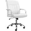 Ghế văn phòng, Ghế máy tính, Ghế điều hành, Ổn định, 22,5 inch, 300 lbs. Công suất, màu trắng