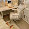 Ghế Văn Phòng Màu Be Cánh Tay Còn Lại Miếng Lót Ghế Di Động Bánh Xe Công Thái Thoải Mái Lướt Nhẹ Ghế Chơi Game Di Động Giá Rẻ Tân La Game Thủ Nội Thất Văn Phòng