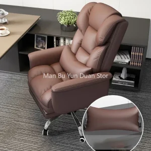 Ghế Văn Phòng Máy Tính Da Đào Tạo Ông Chủ Ghế Văn Phòng Kinh Doanh Lưng Thời Trang Thiết Kế Thoải Mái Lười Giải Trí Cadeiras Nội Thất Ý - Hình 3