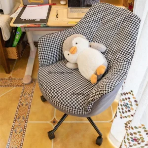Ghế Văn Phòng phong cách Châu Âu Ghế Văn Phòng Xoay Nâng Máy Tính Ghế Bành Nhà Thoải Mái Giải Trí Xoay Nâng Ghế Sinh Viên Vải Lưng Ghế Jl