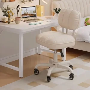 Ghế Văn Phòng Thoải Mái Xoay Ghế Văn Phòng Bánh Xe Màu Be Lướt Nhẹ Nhà Hồng Ghế Học Chiều Cao Bộ Mở Rộng Sillas De Oficina Bộ Bàn Ghế Sân Vườn - Hình 2