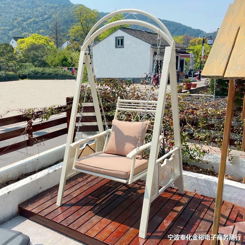 Ghế xích đu treo ban công ngoài trời sân vườn nhà người lớn ghế bập bênh sân nhỏ xích đu đơn ghế xích đu ngoài trời - Hình 3 Ghế xích đu treo ban công ngoài trời sân vườn nhà người lớn ghế bập bênh sân nhỏ xích đu đơn ghế xích đu ngoài trời - Hình 3