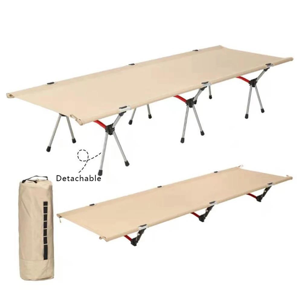 Giường Gấp Di Động Cắm Trại Giường Du Lịch Ngoài Trời Đi Biển Giường Cao Thấp Kép Lều Giường Đi Bộ Đường Dài Nhẹ Ngủ - Hình 2 Giường Gấp Di Động Cắm Trại Giường Du Lịch Ngoài Trời Đi Biển Giường Cao Thấp Kép Lều Giường Đi Bộ Đường Dài Nhẹ Ngủ - Hình 2