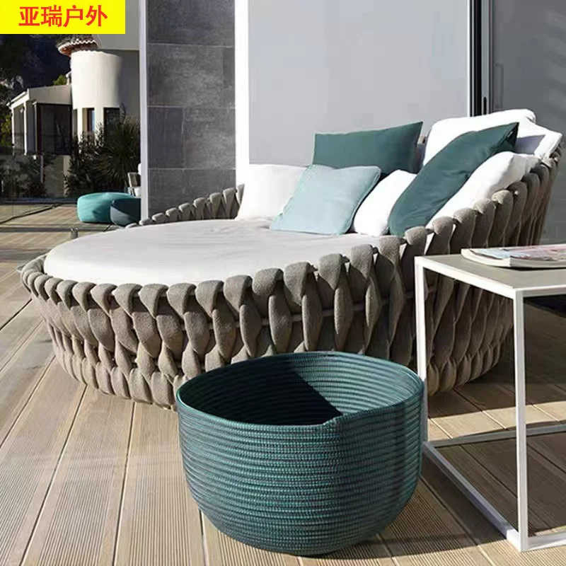 Giường Ngoài Trời Mây Tròn Biệt Thự Bắc Âu Sân Ghế Salon Giải Trí Ghế Mây Ngoại Ô Bể Bơi Sáng Tạo Sofa Ban Công Giường Ngoài Trời Mây Tròn Biệt Thự Bắc Âu Sân Ghế Salon Giải Trí Ghế Mây Ngoại Ô Bể Bơi Sáng Tạo Sofa Ban Công