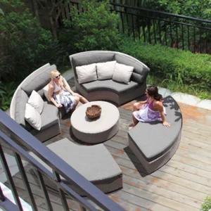 Giường Ngoài Trời Sân Thượng, Sân Sofa Đa Năng, Giường Phòng Chờ, Ban Công Sân Vườn, Giải Trí, Ghế Lười Lười Biếng, Đồ Nội Thất Mây