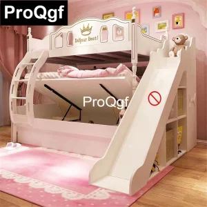 Giường ngủ Prodgf 1 Bộ Ins Trẻ Em Của Bạn Lâu Đài Lãng Mạn Lên Giường Phòng Ngủ - Hình 3