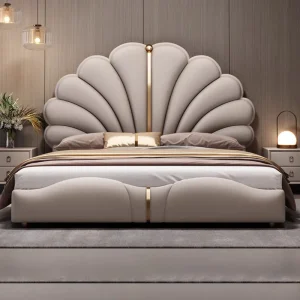 Giường ngủ Queen Royal Trẻ Em Giường Đôi King Cao Cấp Đầu Giường Khung Giường Đôi Ngủ Sang Trọng Letti Matrimoniali Nội Thất Phòng Ngủ - Hình 4