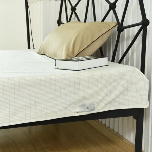 Giường ngủ Tấm trải Giường bằng bông màu bạc Tấm trải Giường tiếp đất - Hình 2