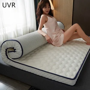 Giường ngủ UVR Thái Nệm Cao Su Kháng Khuẩn Mút Làm Đầy Không Sụp Đổ Có Thể Gập Lại Nệm Dành Cho Giường Tất Nam Miếng Lót Giường Kích Thước Đầy Đủ - Hình 4