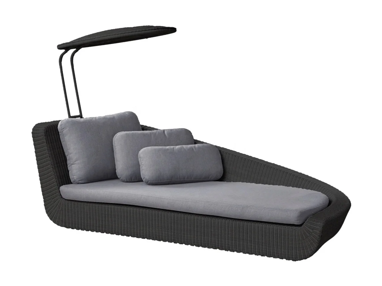Giường phơi nắng ngoài trời Giường ngủ không thấm nước Bể bơi Mây Bãi biển Sun Lounger Canopy Patio Daybed - Hình 3 Giường phơi nắng ngoài trời Giường ngủ không thấm nước Bể bơi Mây Bãi biển Sun Lounger Canopy Patio Daybed - Hình 3