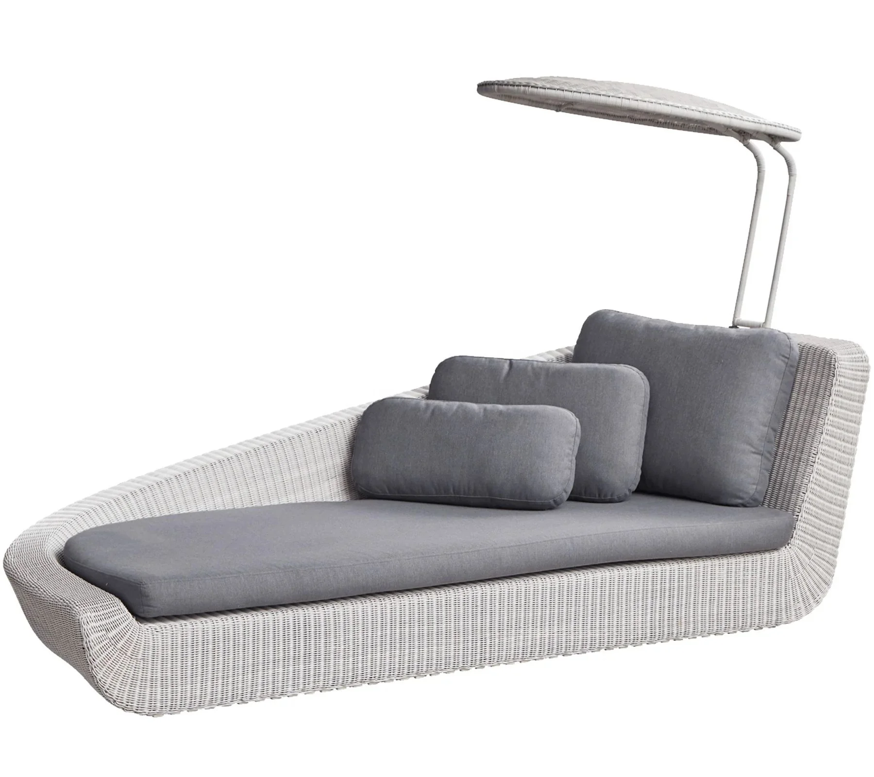 Giường phơi nắng ngoài trời Giường ngủ không thấm nước Bể bơi Mây Bãi biển Sun Lounger Canopy Patio Daybed - Hình 4 Giường phơi nắng ngoài trời Giường ngủ không thấm nước Bể bơi Mây Bãi biển Sun Lounger Canopy Patio Daybed - Hình 4