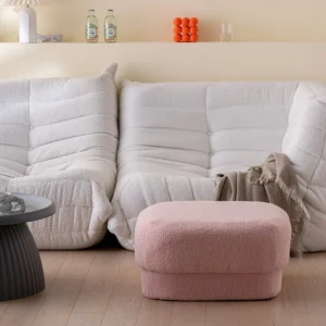 Hộ Gia Đình Ghế Sofa Phòng Khách Đơn Giản Thời Trang Trang Điểm Thấp Đèn Dự Phòng Sang Trọng Sáng Tạo Vòng Nhung Giày Thay Đổi Phân - Hình 2