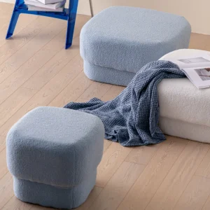 Hộ Gia Đình Ghế Sofa Phòng Khách Đơn Giản Thời Trang Trang Điểm Thấp Đèn Dự Phòng Sang Trọng Sáng Tạo Vòng Nhung Giày Thay Đổi Phân - Hình 3