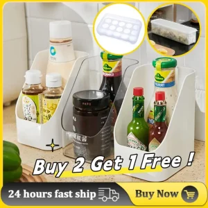 Hộp Bảo Quản Đồ Lặt Vặt Chắc Chắn Dung Lượng Cao Thiết Kế Mở Lớn Trong Suốt Đựng Dụng Cụ Để Bàn Hộp Nhựa Hộp Bảo Quản Nhà Bếp