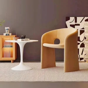 Internet Celebrity Light Ghế đàm phán sang trọng, Ghế phòng khách, Ghế trang điểm, Ghế sofa đơn đơn giản hiện đại Bắc Âu - Hình 2