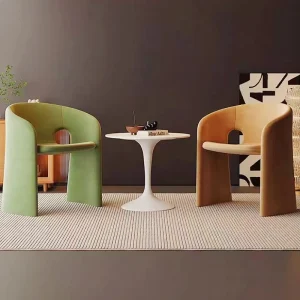 Internet Celebrity Light Ghế đàm phán sang trọng, Ghế phòng khách, Ghế trang điểm, Ghế sofa đơn đơn giản hiện đại Bắc Âu