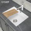 Marco Polo bồn rửa mặt dưới bàn làm bằng gốm sứ với bồn rửa mặt ban công bồn rửa tay bồn rửa mặt bồn đơn bồn rửa mặt tấm vuông