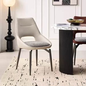 Mẫu Ghế Ăn Da Cao Cấp Pu Cao Cấp Kiểu Ý - Hình 2