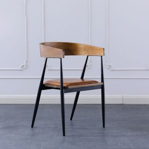 Mẫu Ghế Cafe Bằng Gỗ Tự Nhiên Retro Kiểu Bắc Âu - Hình 2