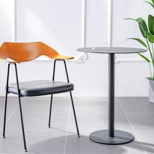 Mẫu Ghế Cafe Tựa Lưng Gỗ Cao Cấp Có Tay Vịn Kiểu Mỹ - Hình 2