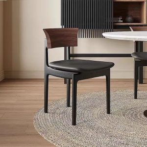 Mẫu Ghế Gỗ Nguyên Khối Decor Bàn Ăn Bắc Âu - Hình 2