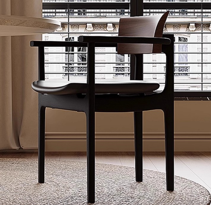 Mẫu Ghế Gỗ Nguyên Khối Decor Bàn Ăn Bắc Âu - Hình 3 Mẫu Ghế Gỗ Nguyên Khối Decor Bàn Ăn Bắc Âu - Hình 3
