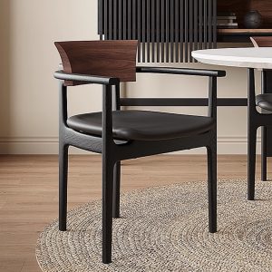 Mẫu Ghế Gỗ Nguyên Khối Decor Bàn Ăn Bắc Âu