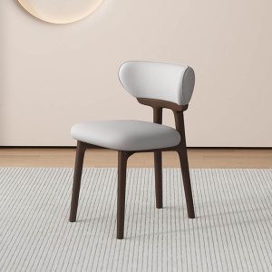 Mẫu Ghế Gỗ Tự Nhiên Da Cao Cấp Cao Cấp Cho Nhà Hàng Quán Cafe - Hình 2