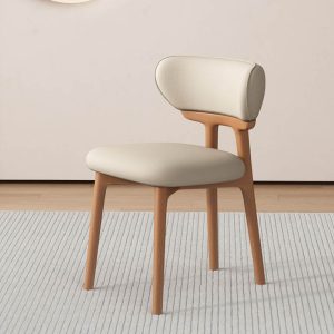 Mẫu Ghế Gỗ Tự Nhiên Da Cao Cấp Cao Cấp Cho Nhà Hàng Quán Cafe