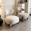 Mẫu Ghế Sofa Gỗ Cao Cấp Tần Bì Vải Lông Cừu Cao Cấp