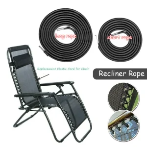 Ngoại thất sân vườn 4 Cái/bộ Đa Năng Sun Lounger Dây Dây Thay Thế Chống Bẹp Đầu Ghế Co Giãn Dây Sân Vườn Không Trọng Lực Phụ Kiện Ghế